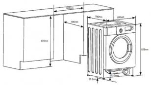 Встраиваемая стиральная машина Hansa WHE1206BI_1