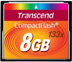 Transcend CompactFlash 133 8GB_0