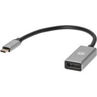 Адаптер-переходник VCOM USB 3.1 Type C M/DisplayPort F (CU480M)_0