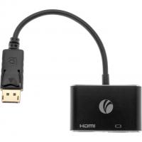 Кабель-переходник VCOM DisplayPort M/HDMI F/VGA F (CG640M-0.15)_2