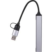 Адаптер VCOM USB 2.0 Type-C+USB 2.0 Type-AM/USB 3.0+2 x USB 2.0 Type-AF+TF+SD (DH297)_6