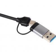 Адаптер VCOM USB 2.0 Type-C+USB 2.0 Type-AM/USB 3.0+2 x USB 2.0 Type-AF+TF+SD (DH297)_2