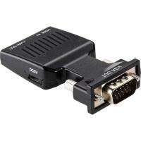 Переходник VCOM HDMI F/VGA M+mini jack 3.5 mm M (CA336A)_4
