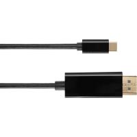 Кабель-переходник AOpen/Qust USB 3.1 Type C M/DisplayPort M (ACU422C-1.8M)_1