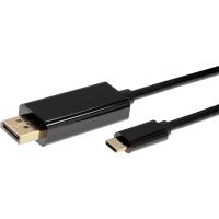 Кабель-переходник AOpen/Qust USB 3.1 Type C M/DisplayPort M (ACU422C-1.8M)_0